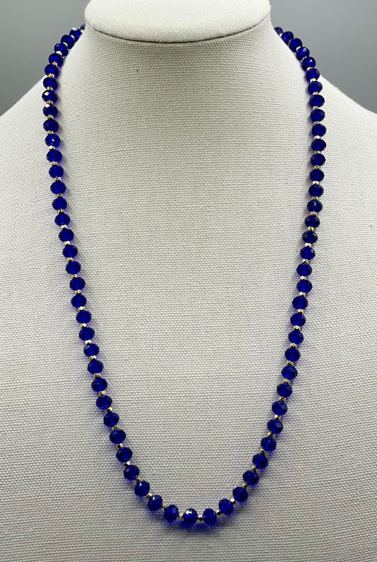 Simply Gleaming Sapphire Glass