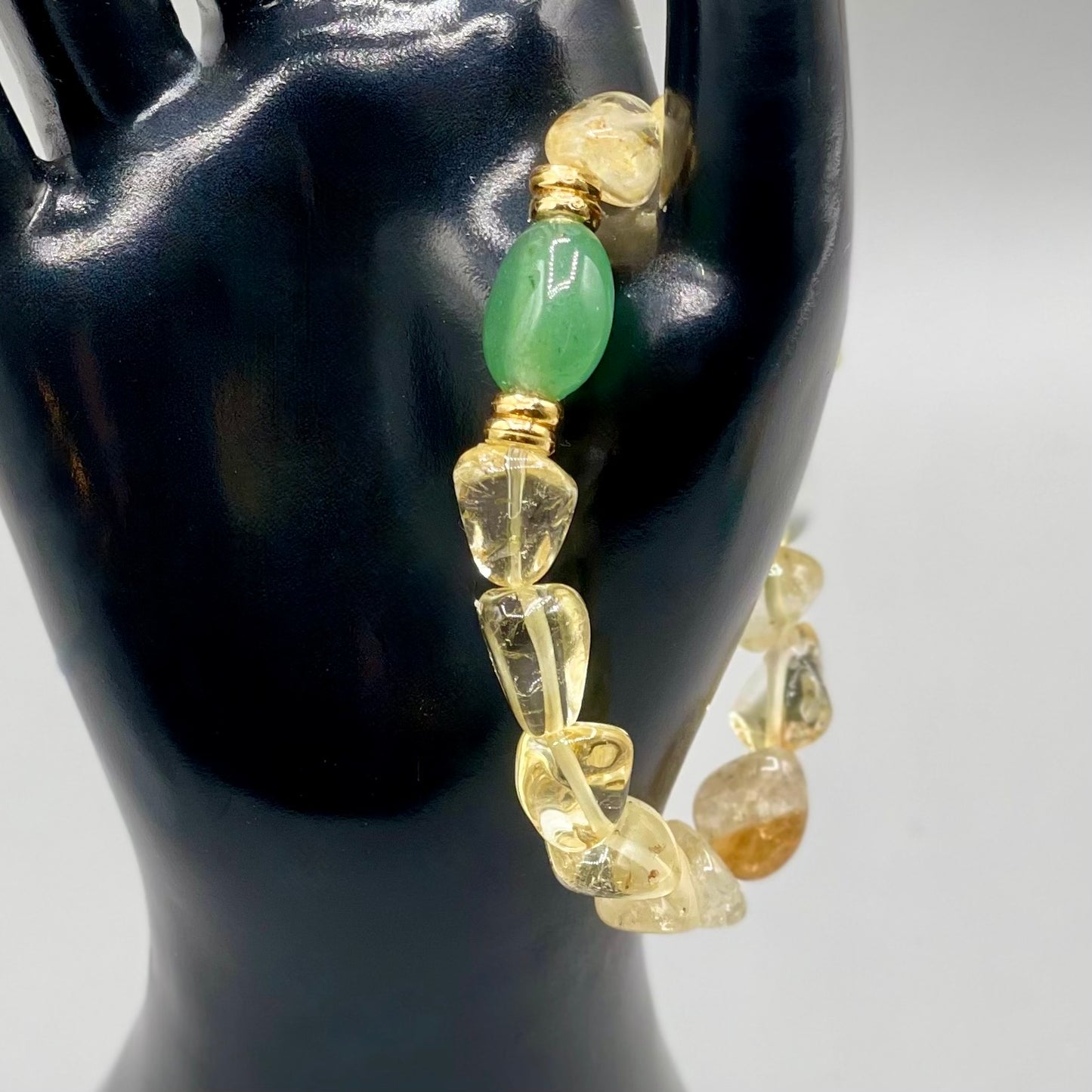 Citrine Chunk Bracelet