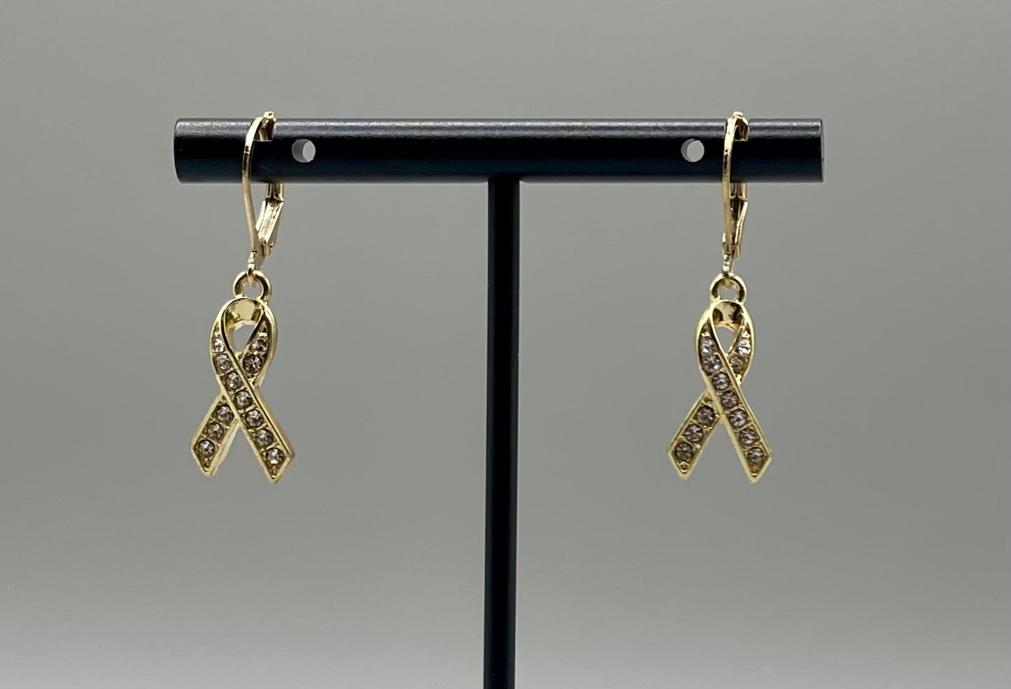 Pave Ribbon Earrings