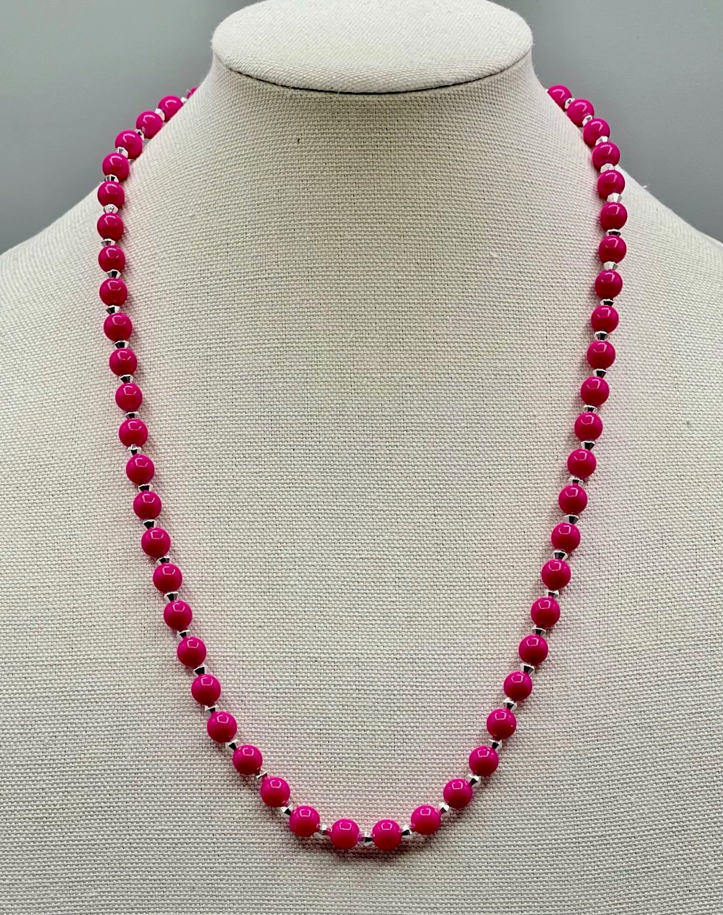 Pink Fuchsia Necklace