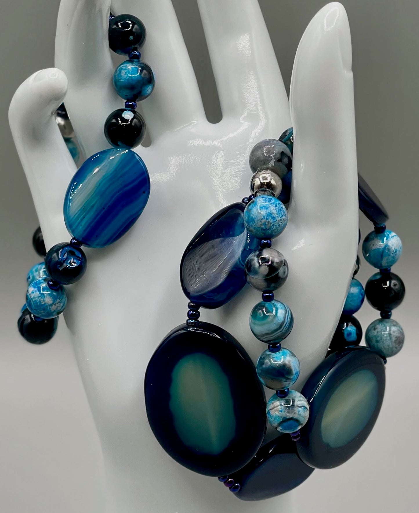 Slices of Blue Bracelet