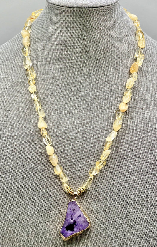 Citrine with a Splash