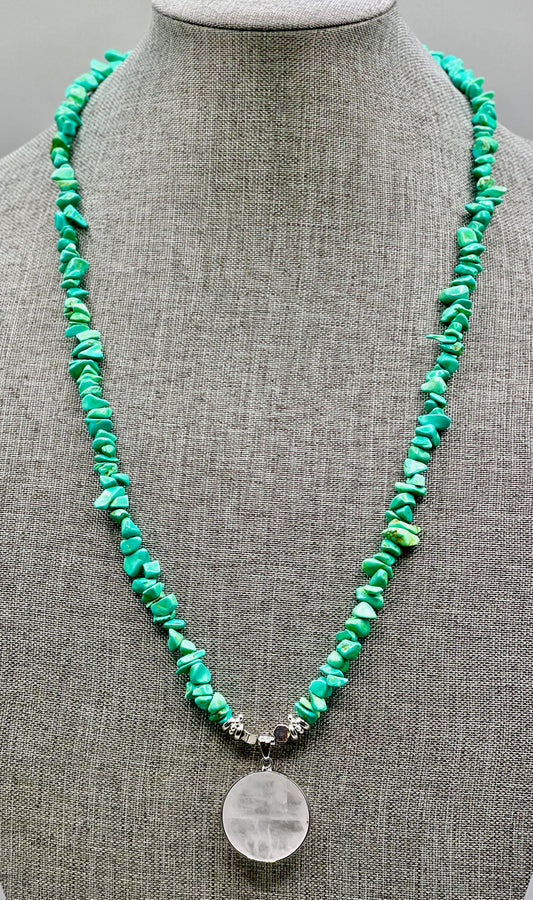 Turquoise Green with Bean