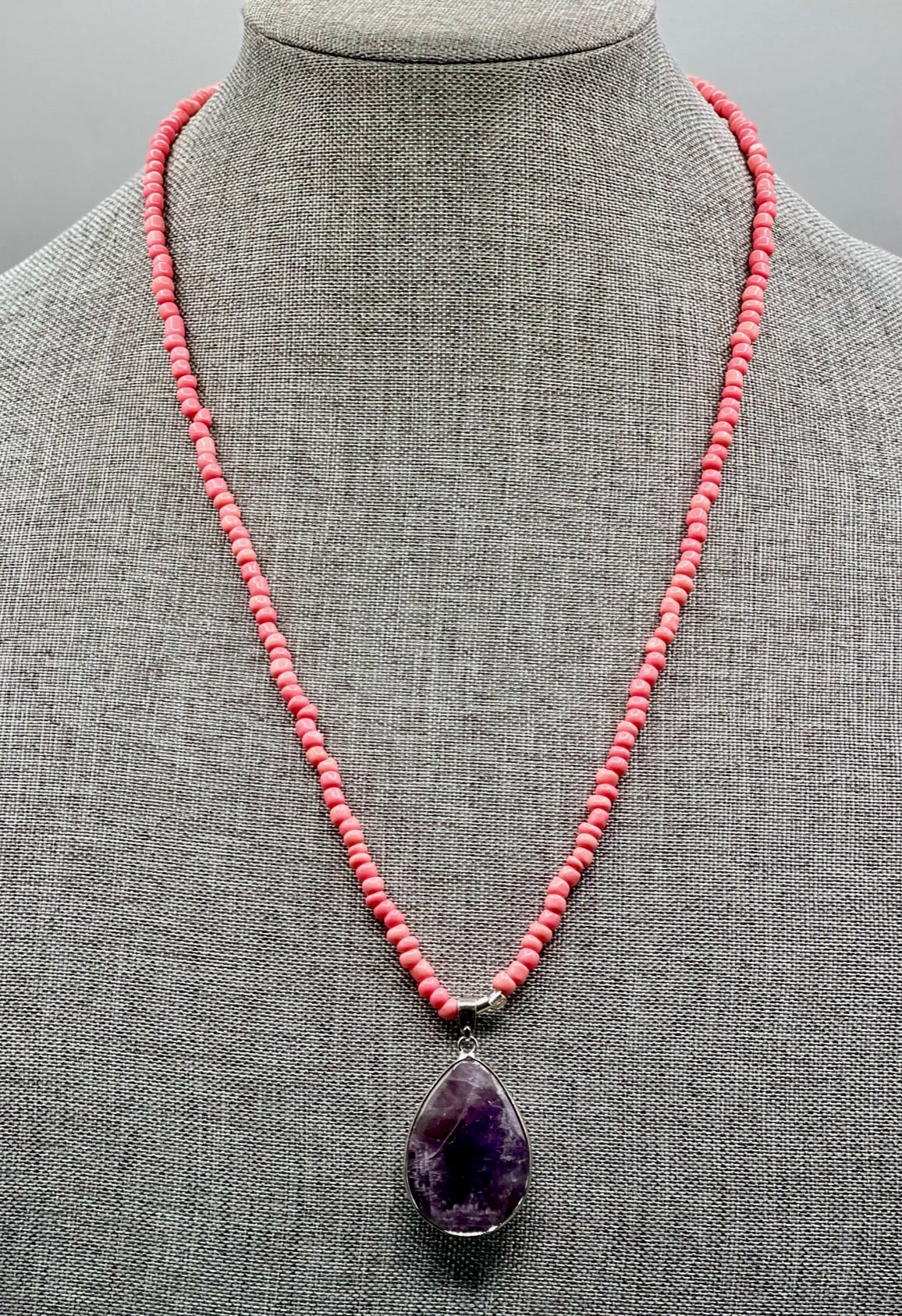 Coral with Amethyst Glaze