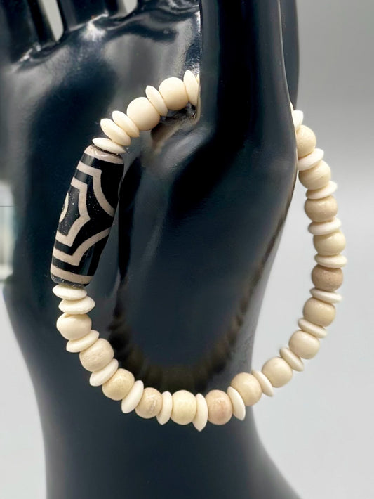 Black and Tan Bracelet