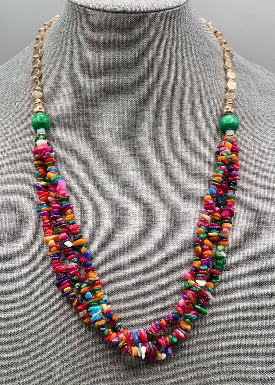 Pops of Color Shell Necklace