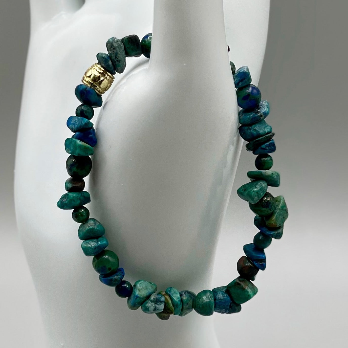 Chrysocolla Chip Bracelet